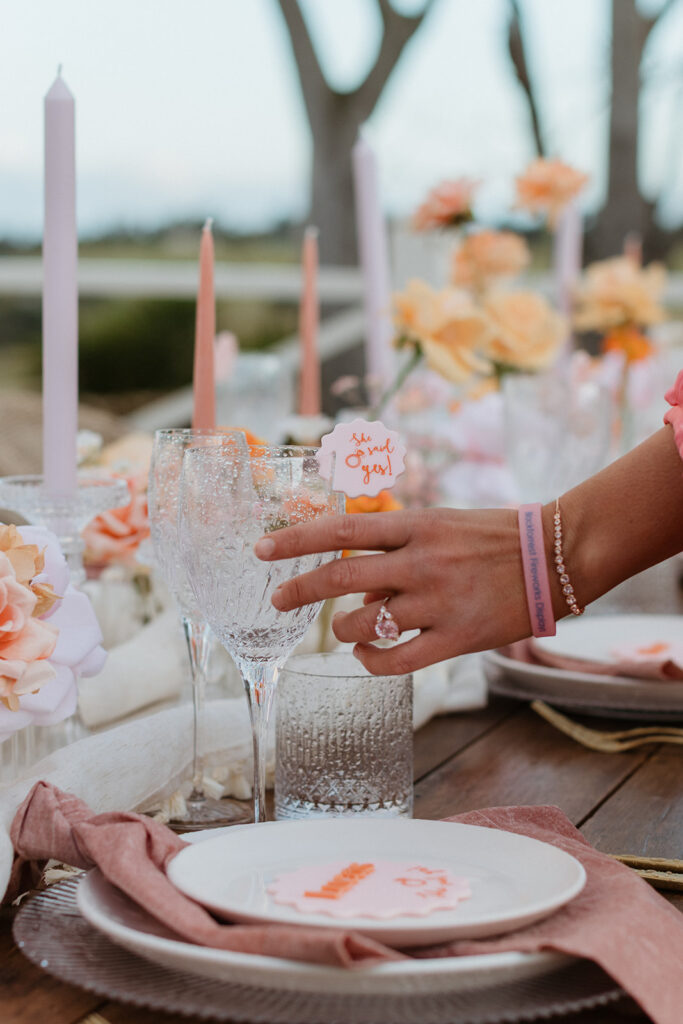 Beautiful wedding styling and décor at Rivendell Farm Estate East Gippsland showcasing elegant details and inspiration for Gippsland weddings and events.
