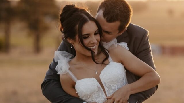 Rustic garden wedding at Barn Events at Homestead Park in Gippsland